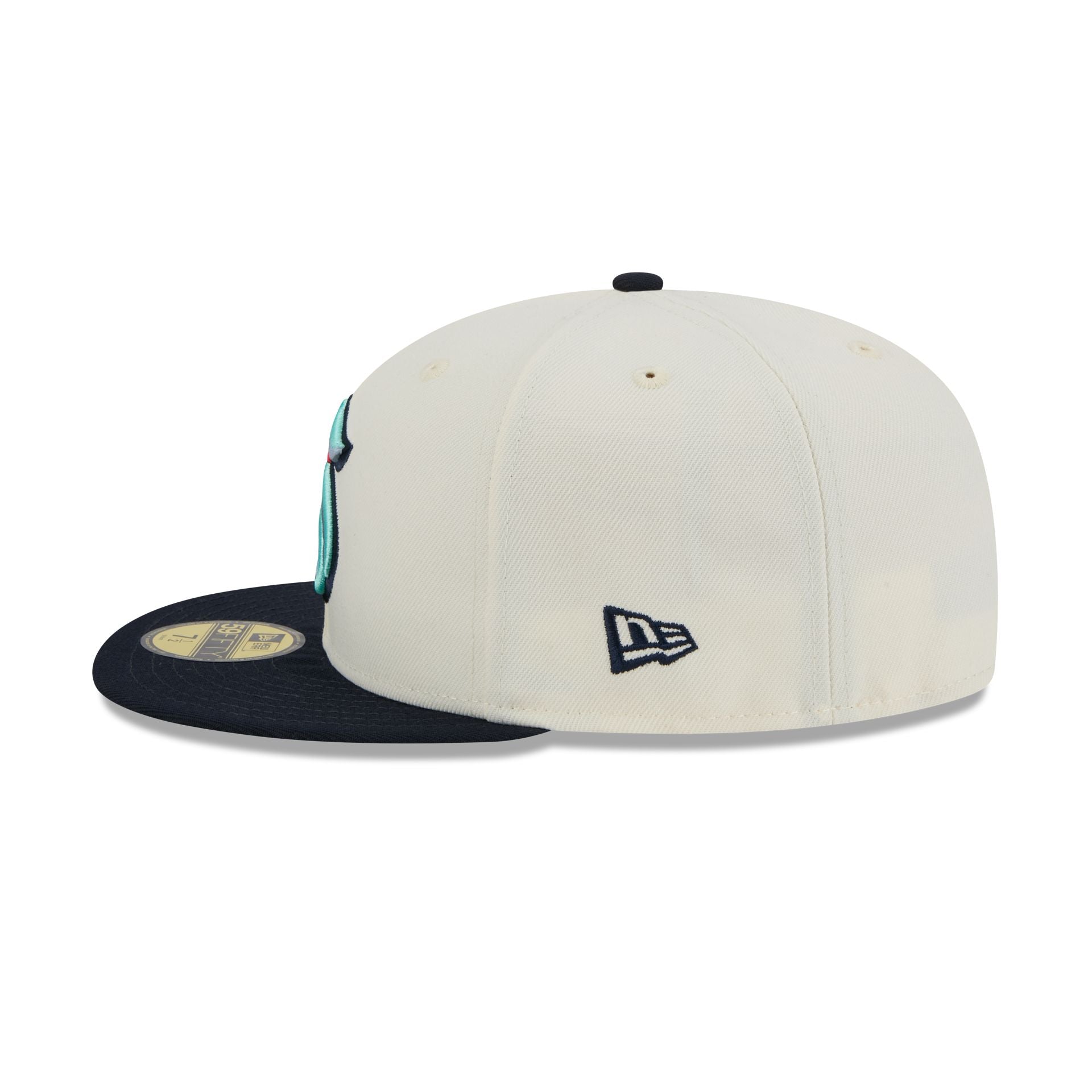 Seattle Kraken Chrome White 59FIFTY Fitted Hat