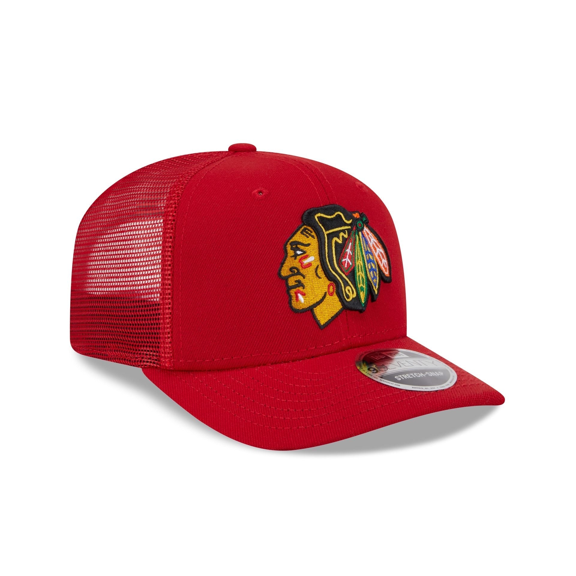 Chicago Blackhawks Simple 9SEVENTY Trucker Hat