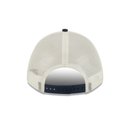 Connecticut Huskies Chrome Arch 9FORTY M-Crown A-Frame Trucker Hat