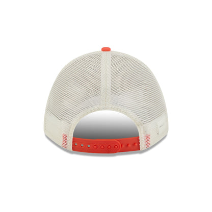 Clemson Tigers Chrome Arch 9FORTY M-Crown A-Frame Trucker Hat