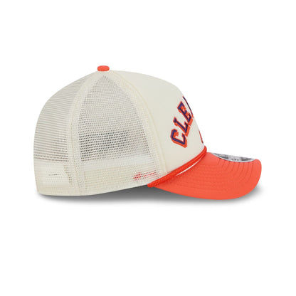 Clemson Tigers Chrome Arch 9FORTY M-Crown A-Frame Trucker Hat