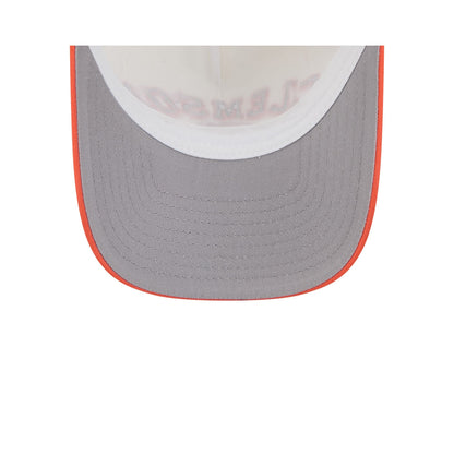 Clemson Tigers Chrome Arch 9FORTY M-Crown A-Frame Trucker Hat