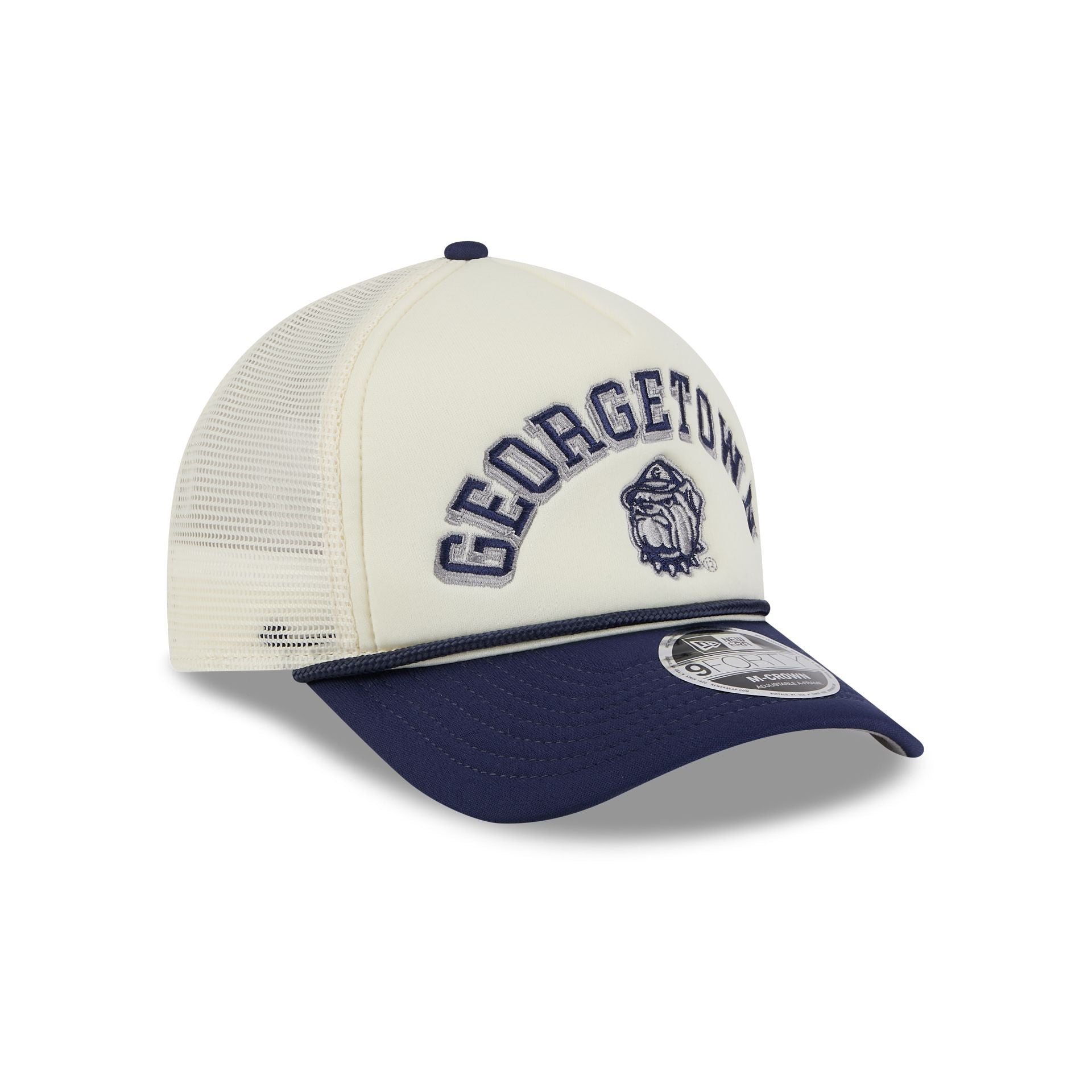 Georgetown Hoyas Chrome Arch 9FORTY M-Crown A-Frame Trucker Hat
