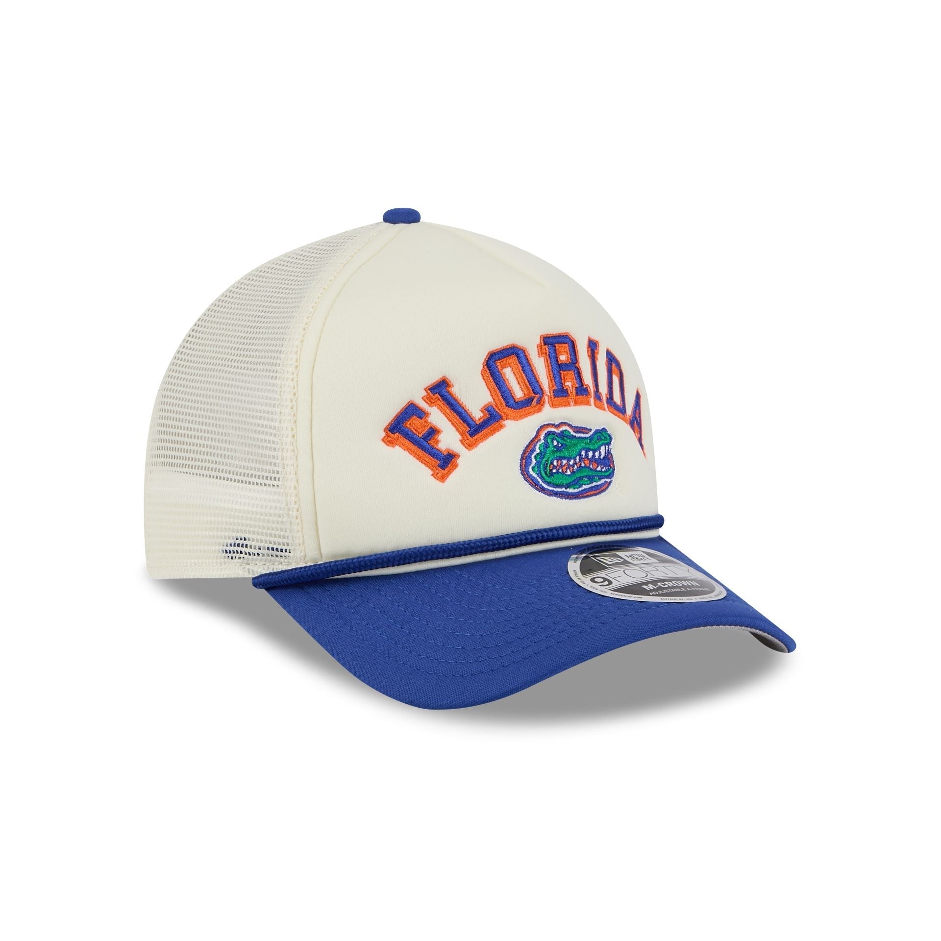 Florida Gators Chrome Arch 9FORTY M-Crown A-Frame Trucker Hat