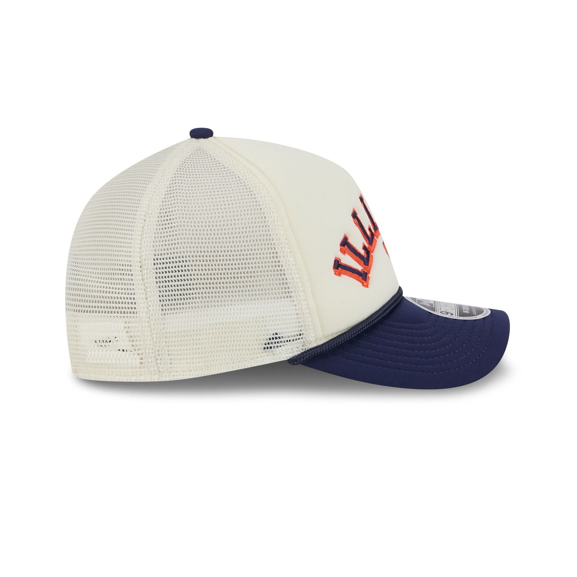 Illinois Fighting Illini Chrome Arch 9FORTY M-Crown A-Frame Trucker Hat