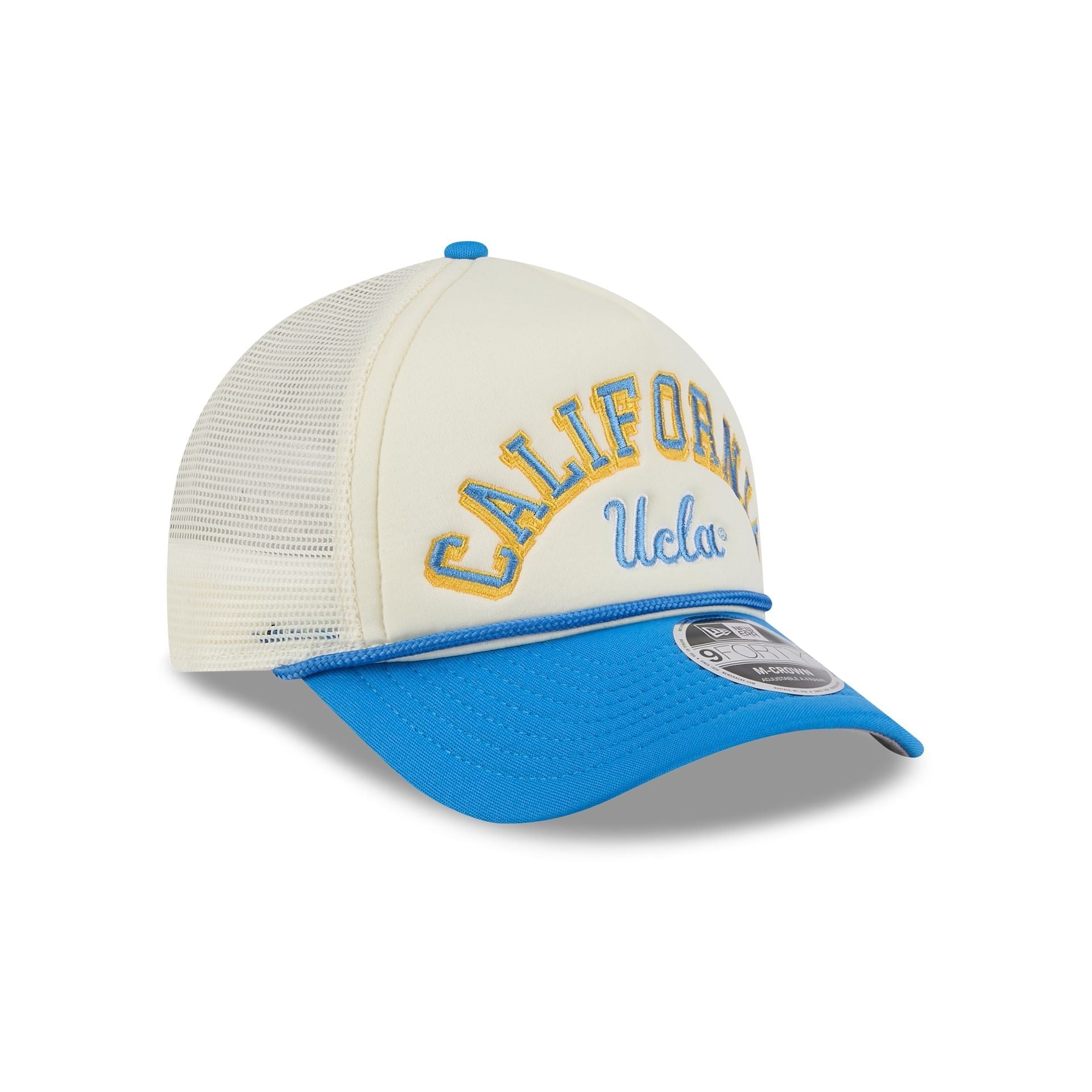 UCLA Bruins Chrome Arch 9FORTY M-Crown A-Frame Trucker Hat