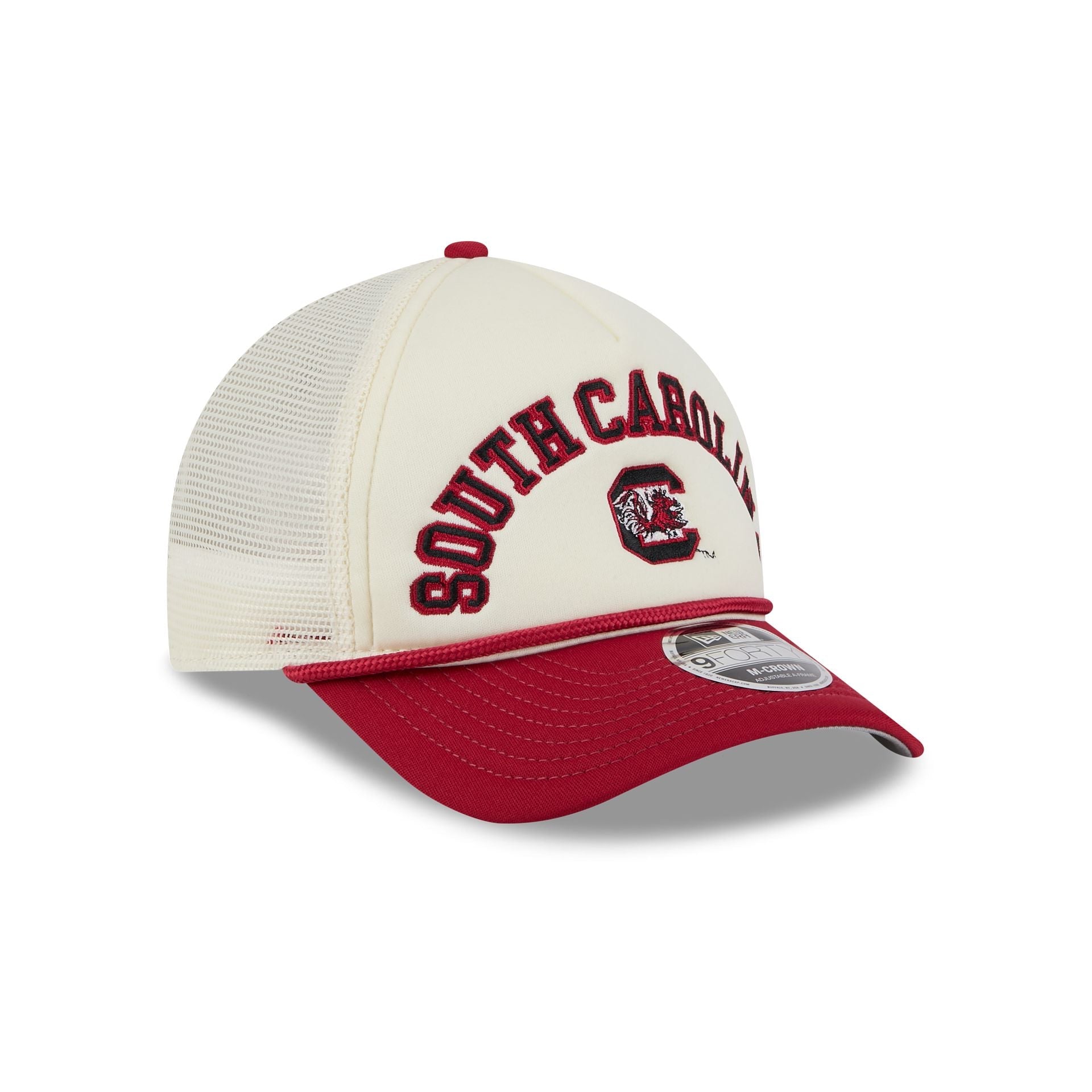 South Carolina Gamecocks Chrome Arch 9FORTY M-Crown A-Frame Trucker Hat