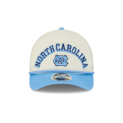 North Carolina Tar Heels Chrome Arch 9FORTY M-Crown A-Frame Trucker Hat