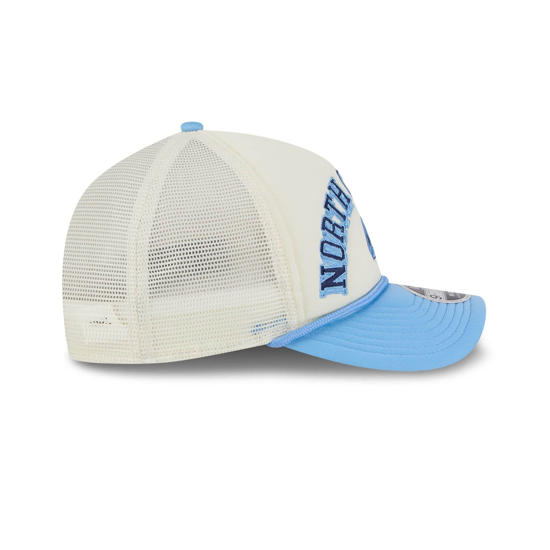 North Carolina Tar Heels Chrome Arch 9FORTY M-Crown A-Frame Trucker Hat