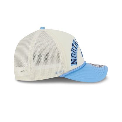 North Carolina Tar Heels Chrome Arch 9FORTY M-Crown A-Frame Trucker Hat