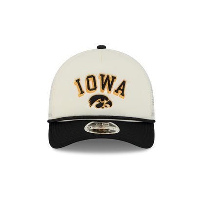 Iowa Hawkeyes Chrome Arch 9FORTY M-Crown A-Frame Trucker Hat