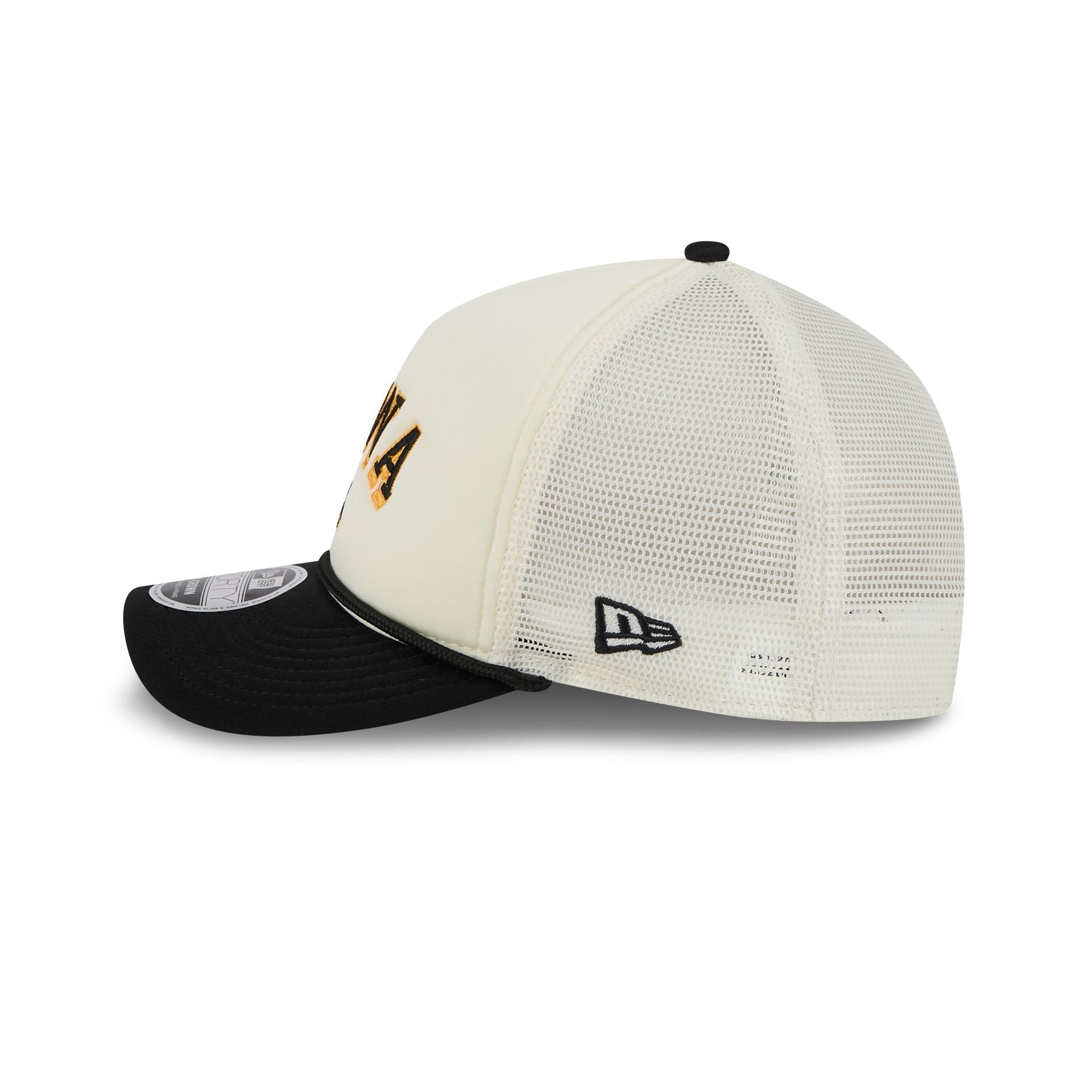 Iowa Hawkeyes Chrome Arch 9FORTY M-Crown A-Frame Trucker Hat