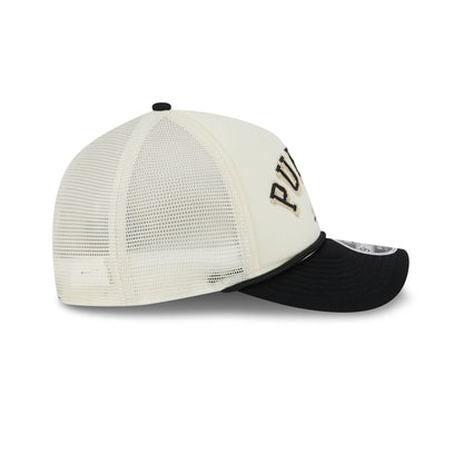 Purdue Boilermakers Chrome Arch 9FORTY M-Crown A-Frame Trucker Hat