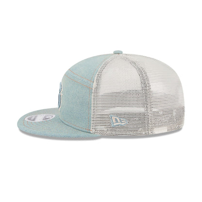 Georgetown Hoyas Denim Split Panel 9FIFTY Trucker Hat