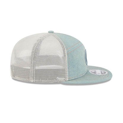 Georgetown Hoyas Denim Split Panel 9FIFTY Trucker Hat