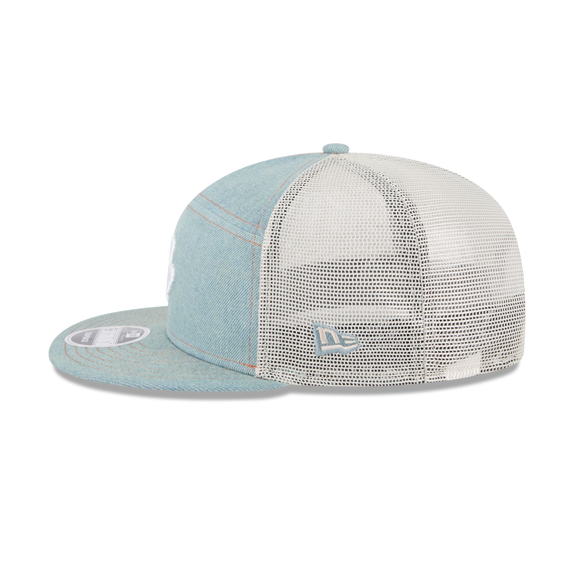 Clemson Tigers Denim Split Panel 9FIFTY Trucker Hat