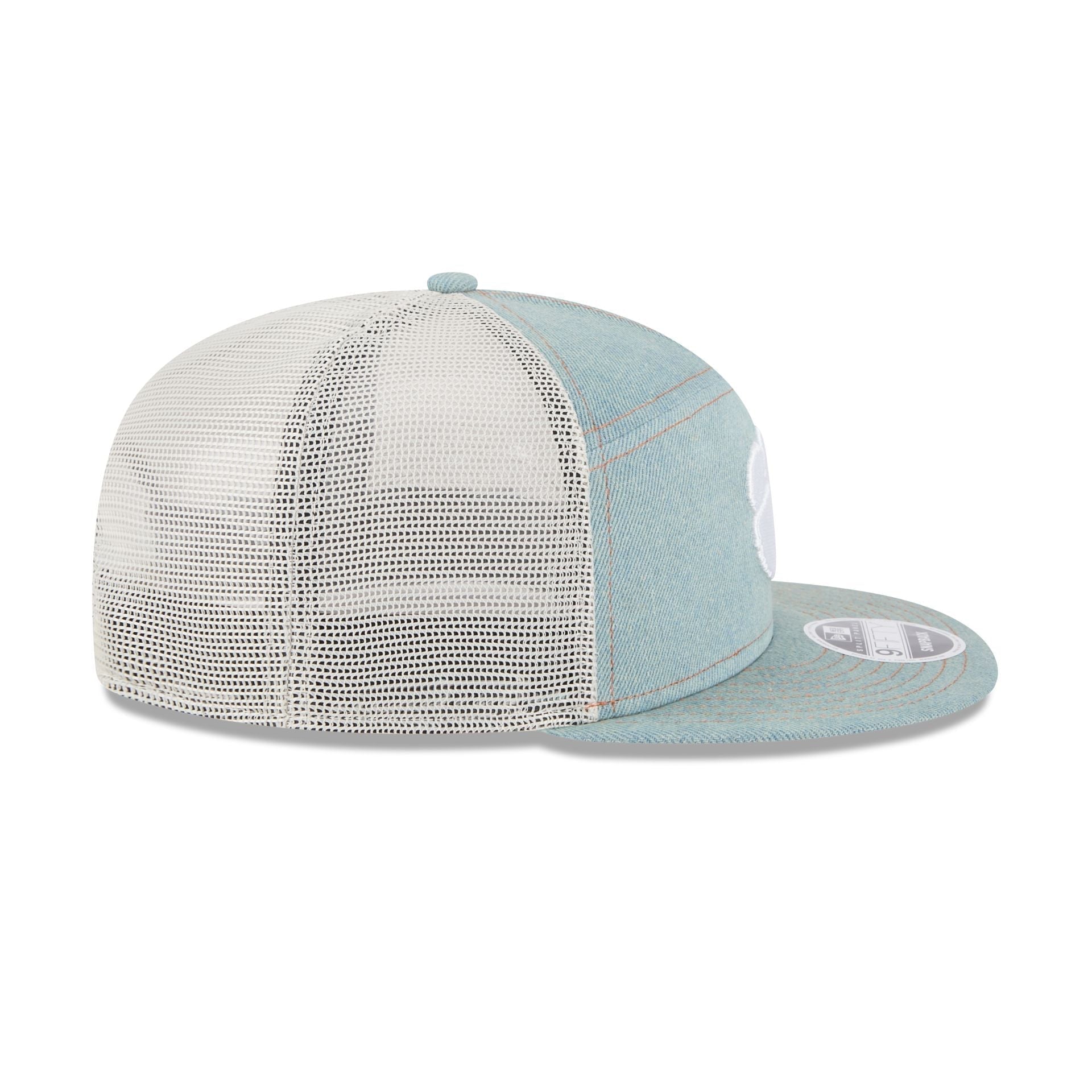 Clemson Tigers Denim Split Panel 9FIFTY Trucker Hat