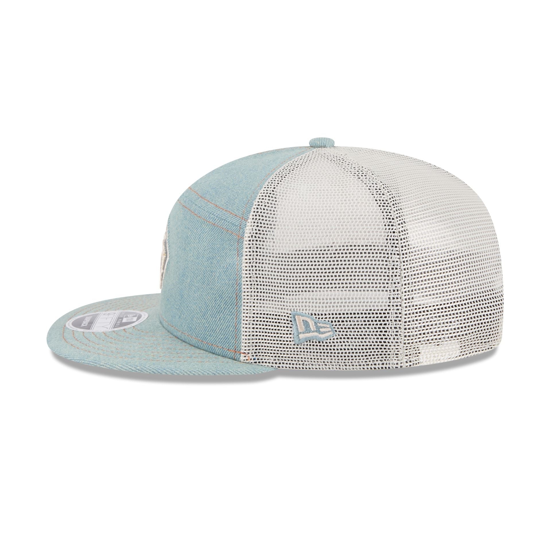 Connecticut Huskies Denim Split Panel 9FIFTY Trucker Hat