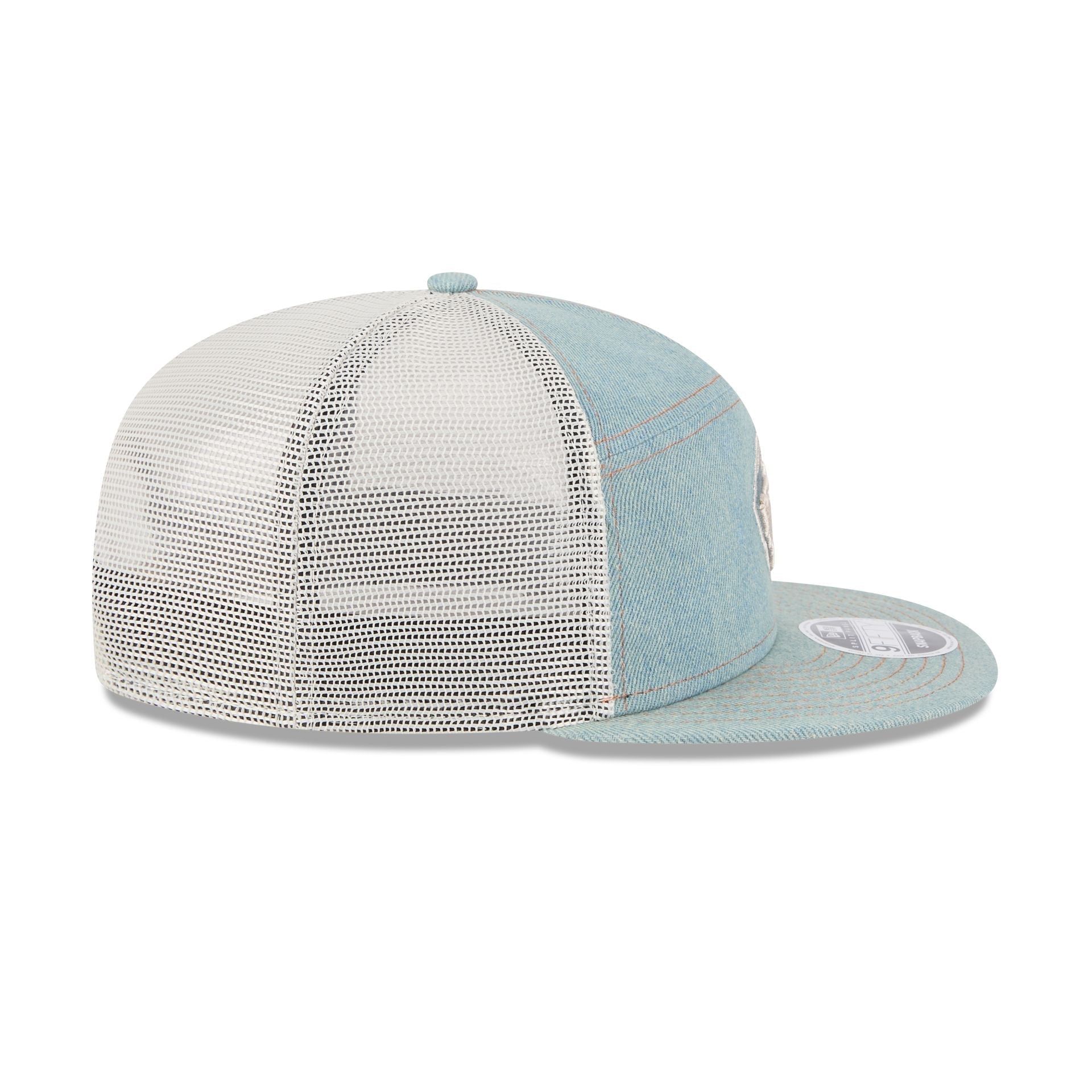 Connecticut Huskies Denim Split Panel 9FIFTY Trucker Hat