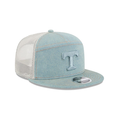 Tennessee Volunteers Denim Split Panel 9FIFTY Trucker Hat