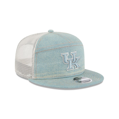 Kentucky Wildcats Denim Split Panel 9FIFTY Trucker Hat