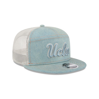 UCLA Bruins Denim Split Panel 9FIFTY Trucker Hat