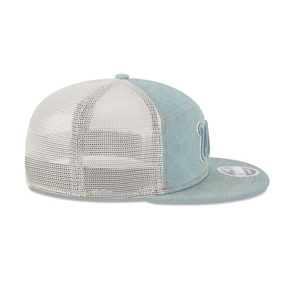 UCLA Bruins Denim Split Panel 9FIFTY Trucker Hat