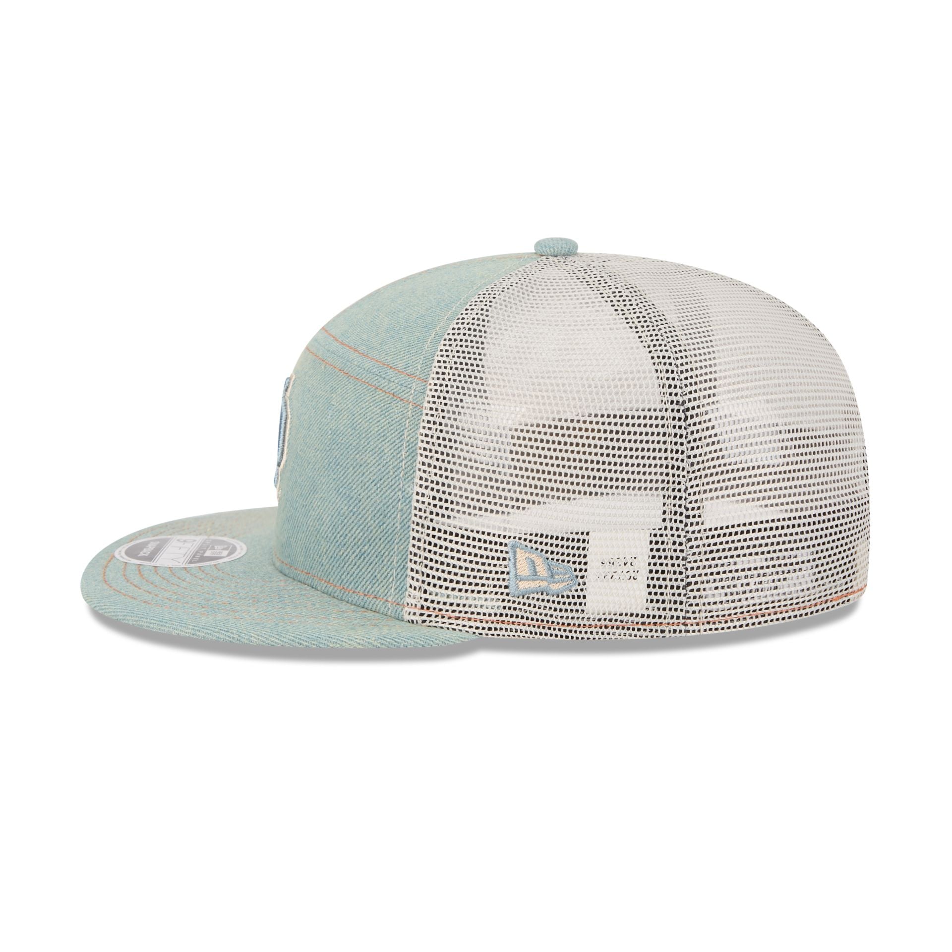 Notre Dame Fighting Irish Denim Split Panel 9FIFTY Trucker Hat
