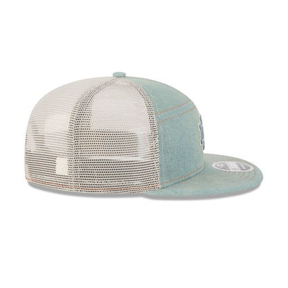 Notre Dame Fighting Irish Denim Split Panel 9FIFTY Trucker Hat