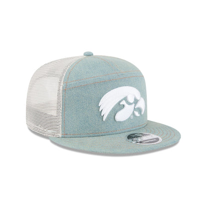 Iowa Hawkeyes Denim Split Panel 9FIFTY Trucker Hat
