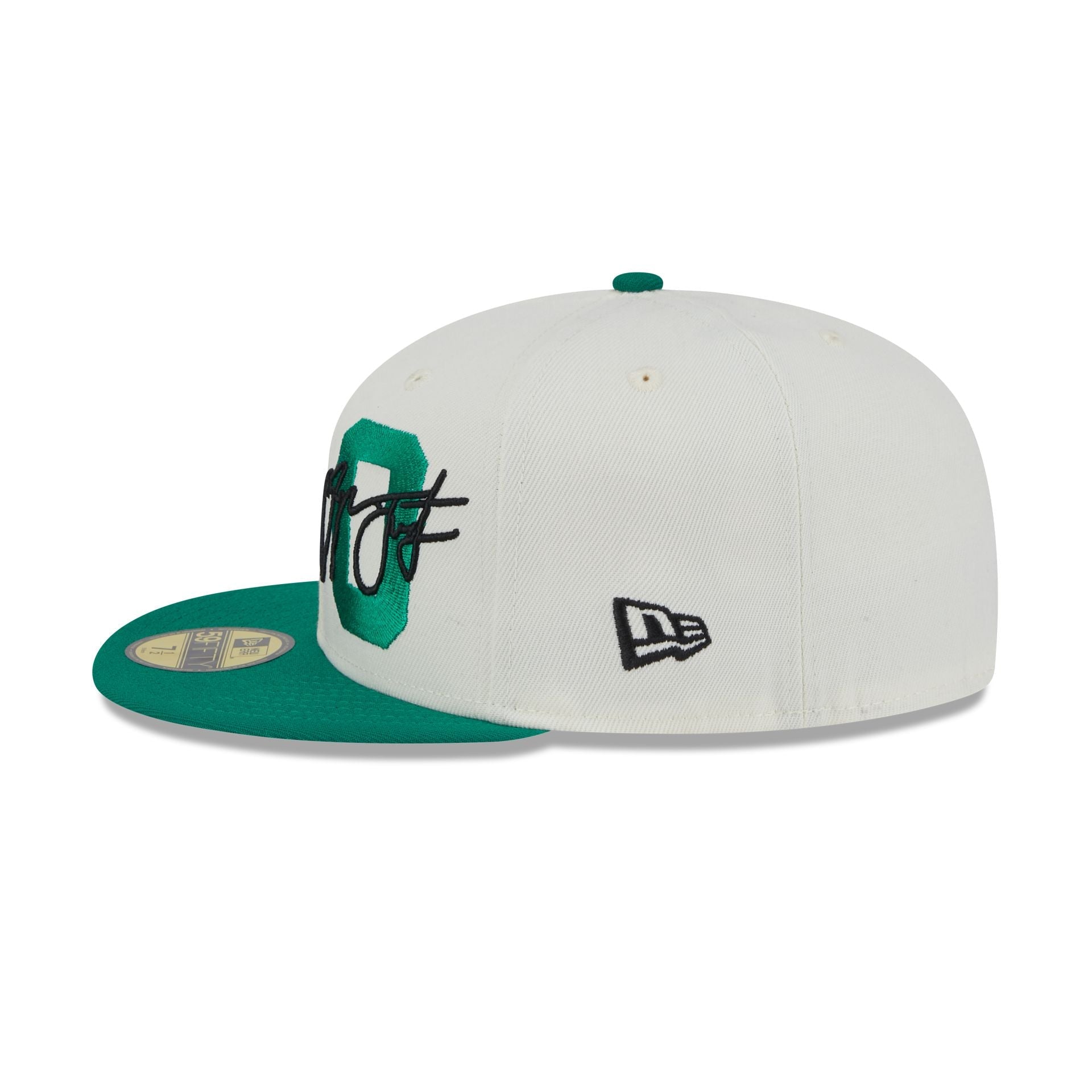 Boston Celtics Jayson Tatum Chrome White 59FIFTY Fitted Hat