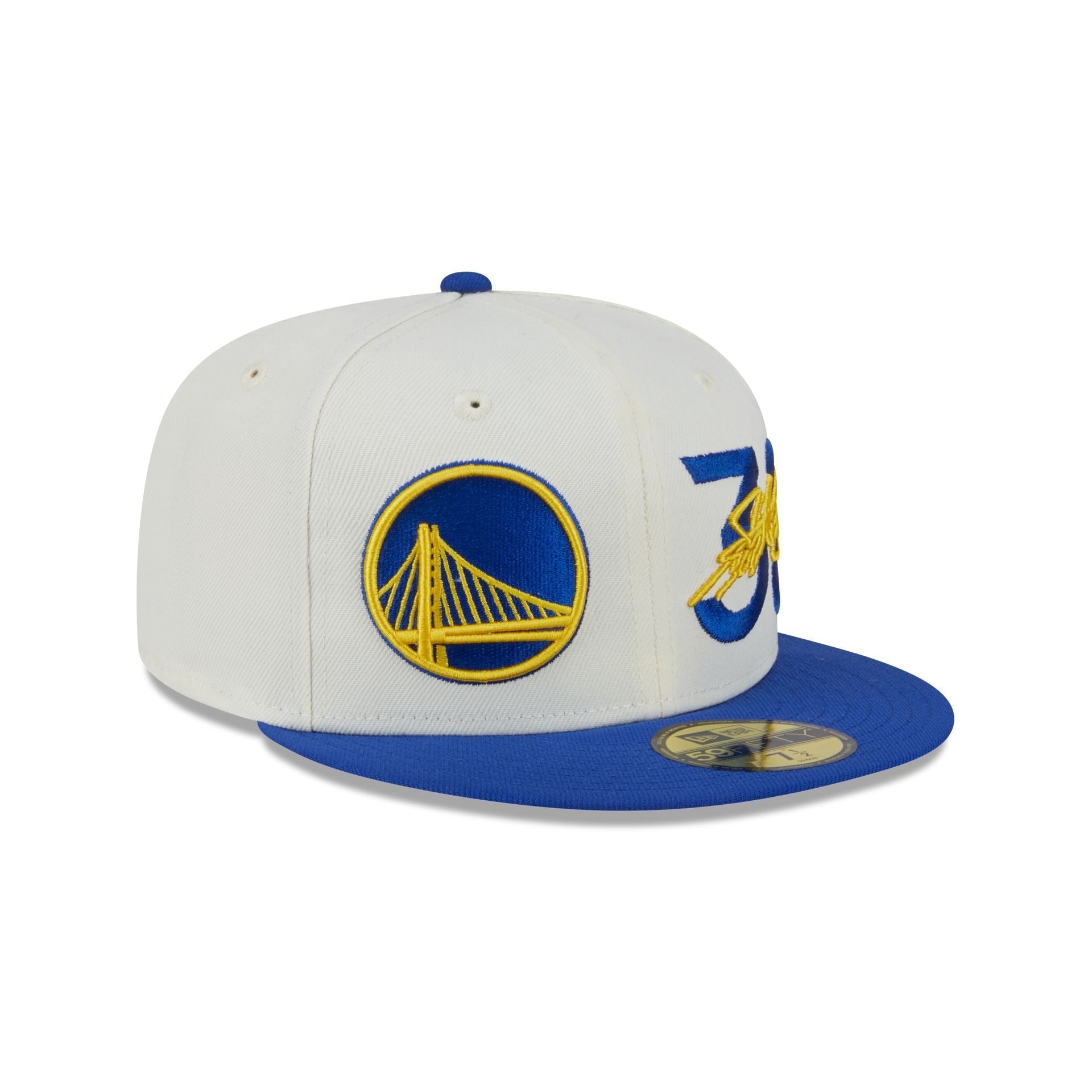 Golden State Warriors Stephen Curry Chrome White 59FIFTY Fitted Hat