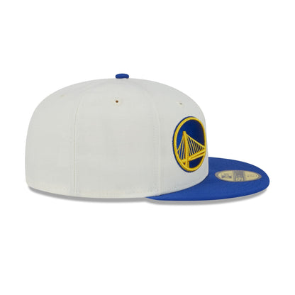 Golden State Warriors Stephen Curry Chrome White 59FIFTY Fitted Hat