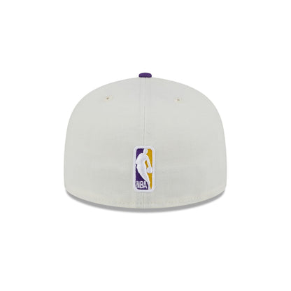 Los Angeles Lakers Lebron James Chrome White 59FIFTY Fitted Hat