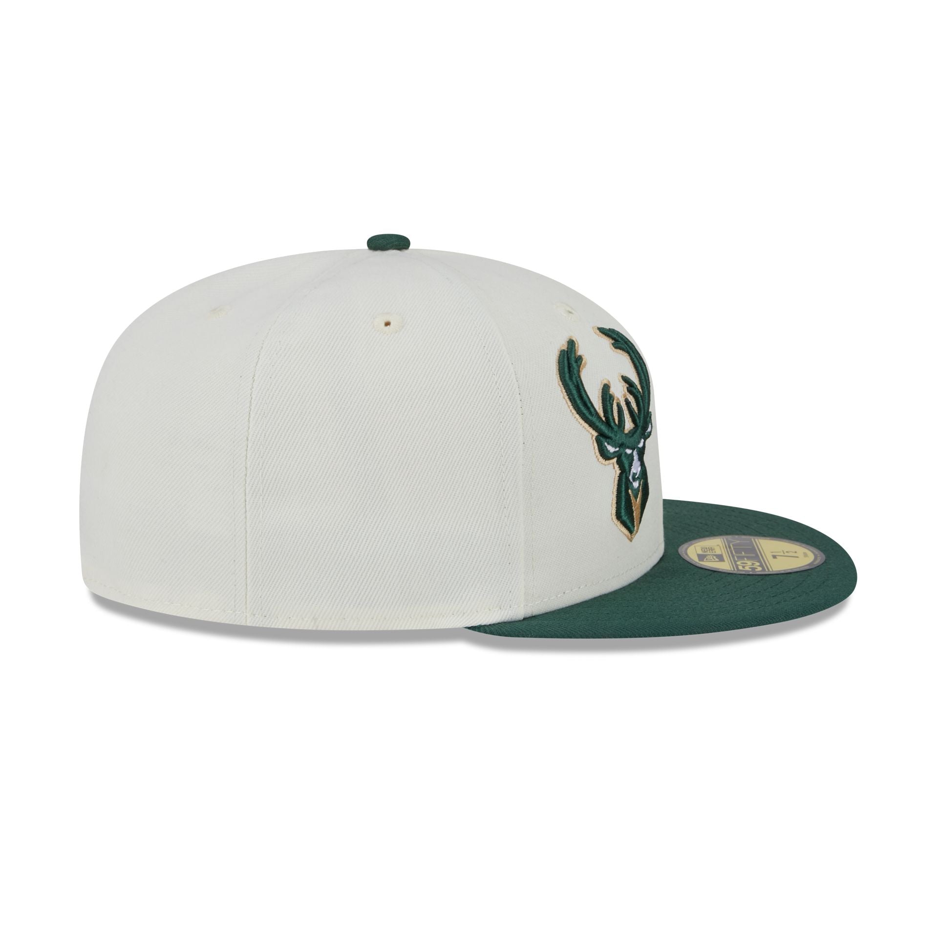 Milwaukee Bucks Giannis Antetokounmpo Chrome White 59FIFTY Fitted Hat