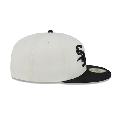Chicago White Sox Frank Thomas Chrome White 59FIFTY Fitted Hat