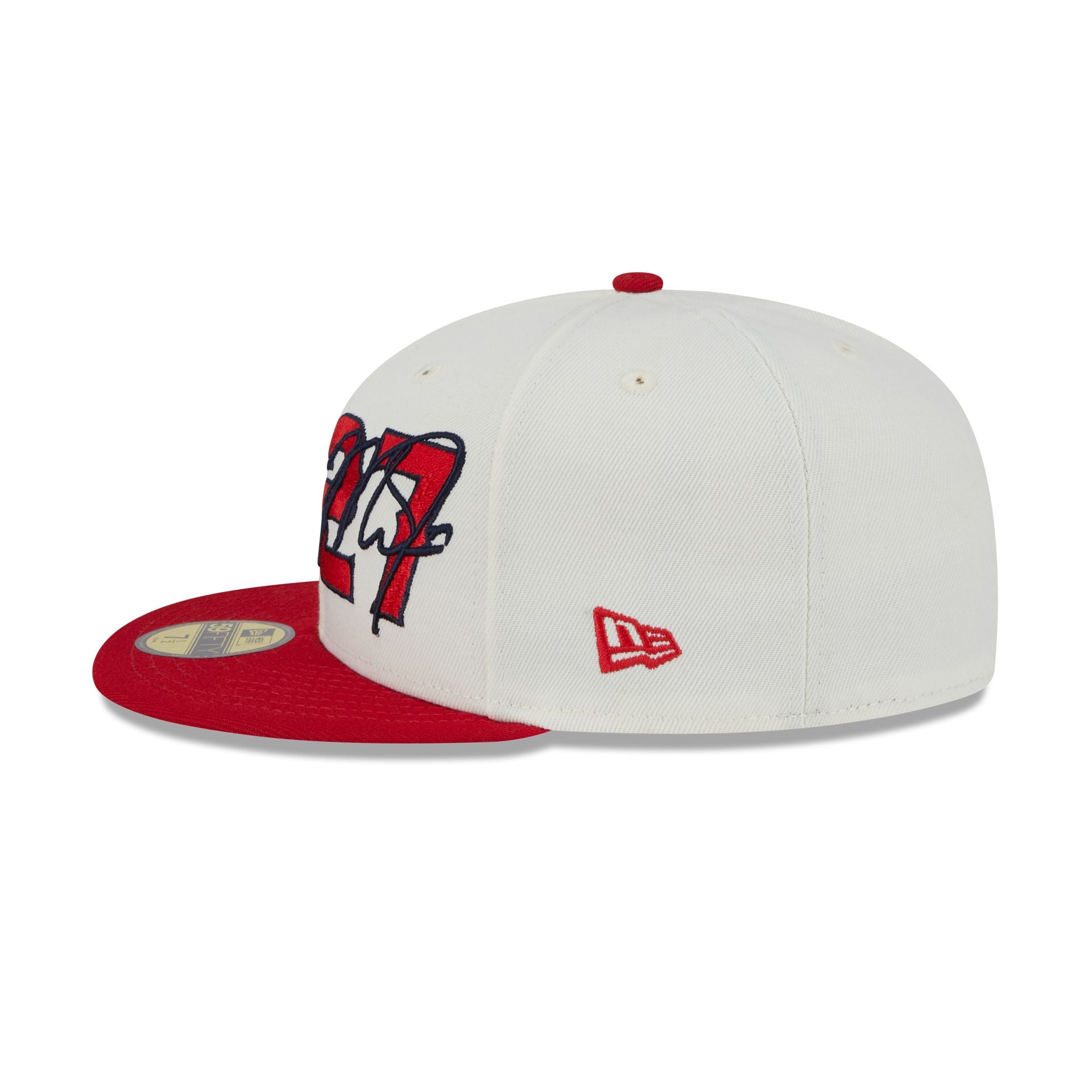 Los Angeles Angels Mike Trout Chrome White 59FIFTY Fitted Hat