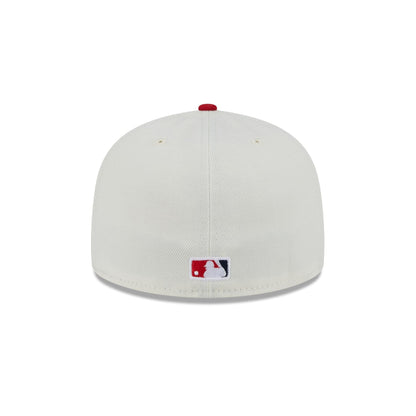 Los Angeles Angels Mike Trout Chrome White 59FIFTY Fitted Hat