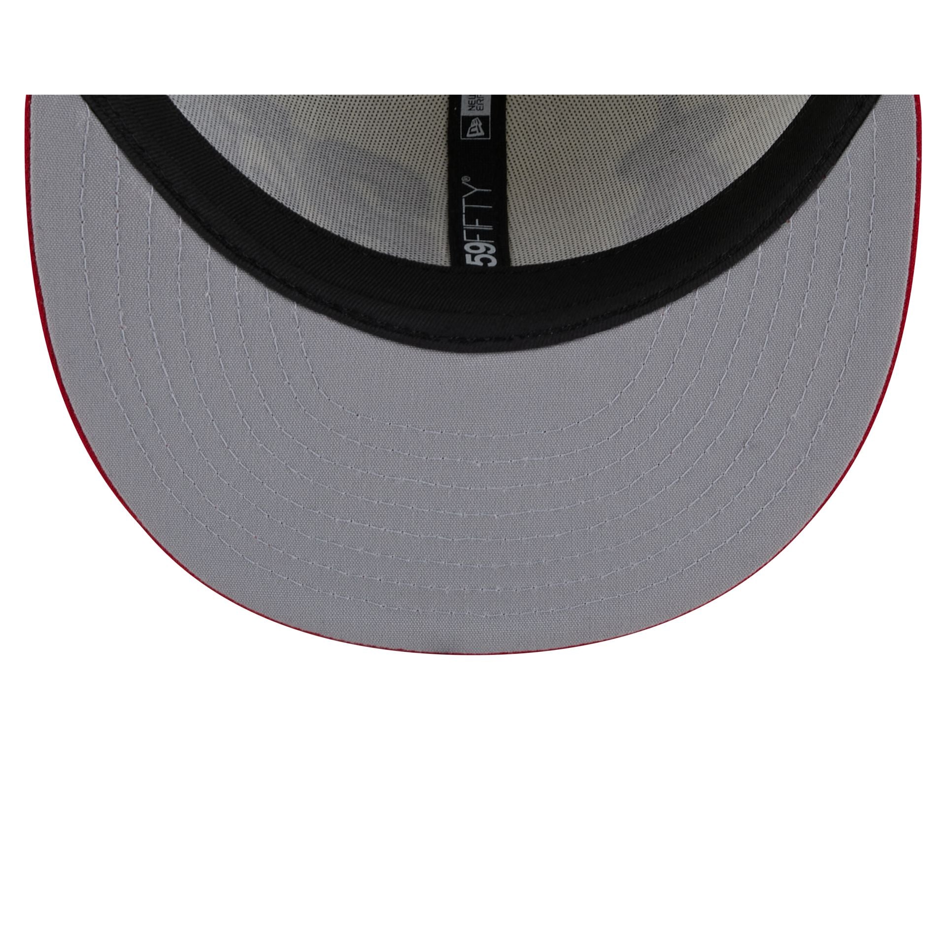 Los Angeles Angels Mike Trout Chrome White 59FIFTY Fitted Hat