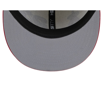 Los Angeles Angels Mike Trout Chrome White 59FIFTY Fitted Hat