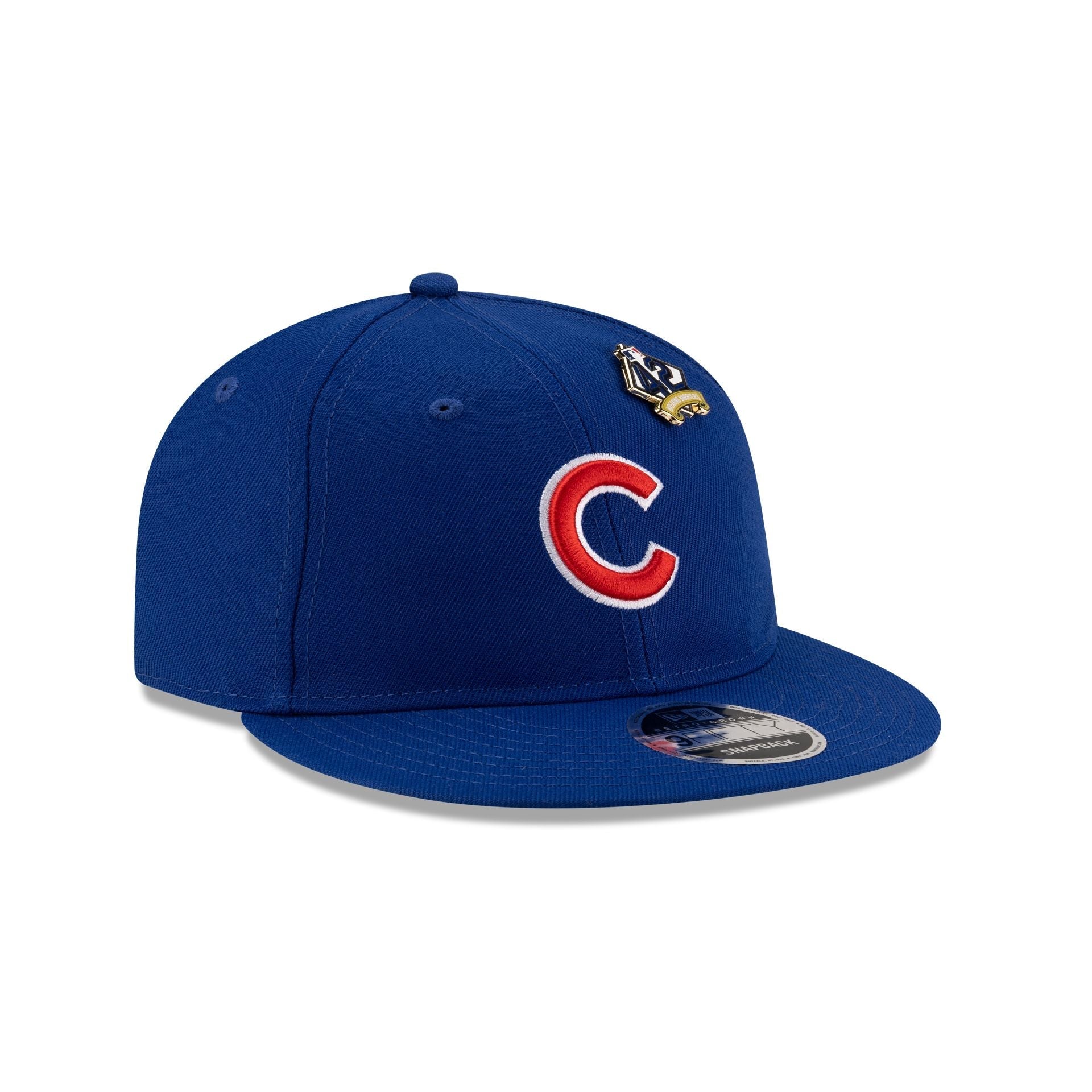 Chicago Cubs Jackie Robinson Day 2025 Retro Crown 9FIFTY Snapback Hat