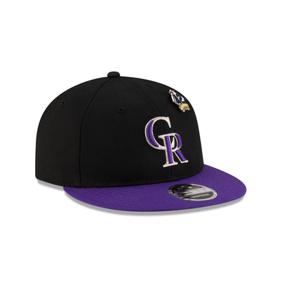 Colorado Rockies Jackie Robinson Day 2025 Retro Crown 9FIFTY Snapback Hat