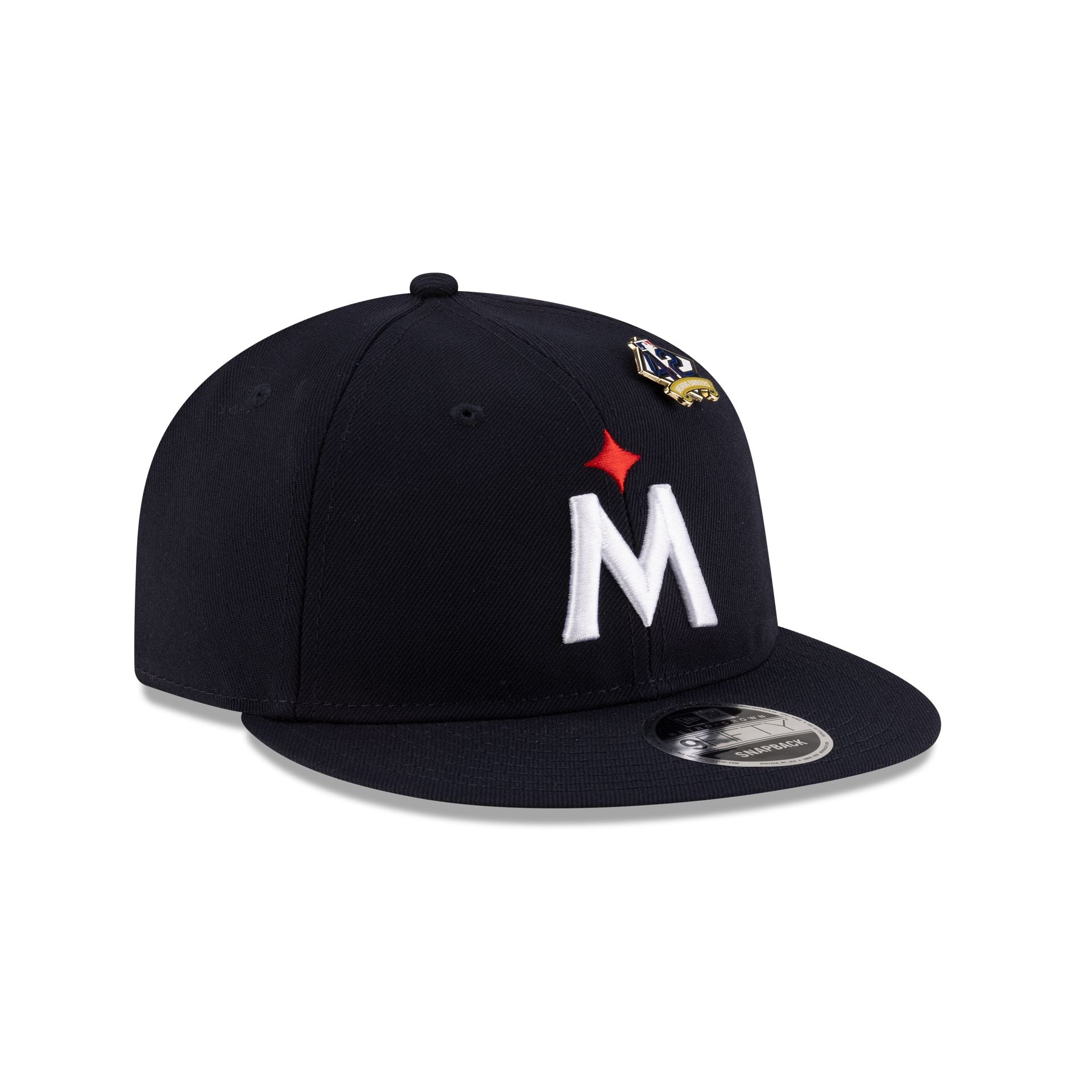 Minnesota Twins Jackie Robinson Day 2025 Retro Crown 9FIFTY Snapback Hat