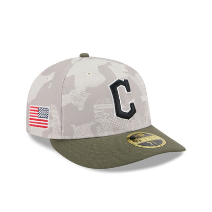 Cleveland Guardians Armed Forces Day 2025 Low Profile 59FIFTY Fitted Hat