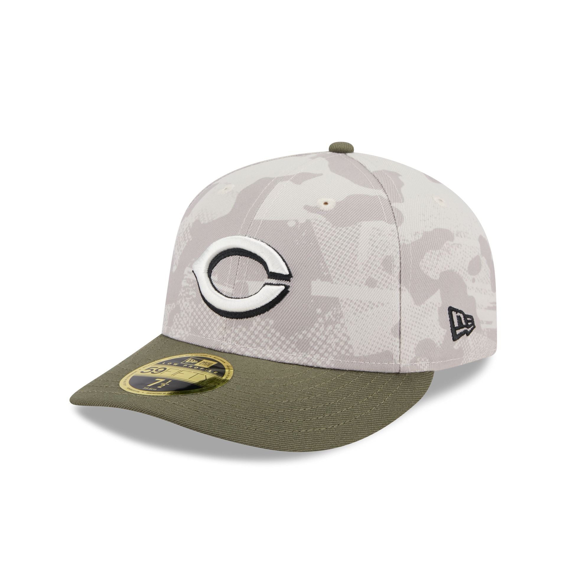 Cincinnati Reds Armed Forces Day 2025 Low Profile 59FIFTY Fitted Hat