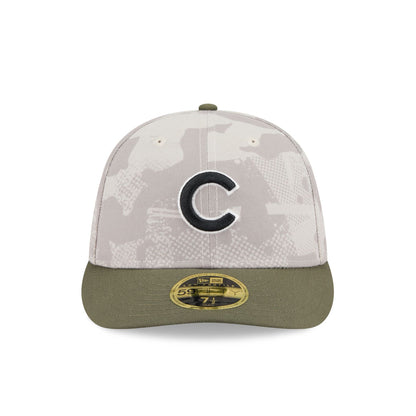Chicago Cubs Armed Forces Day 2025 Low Profile 59FIFTY Fitted Hat