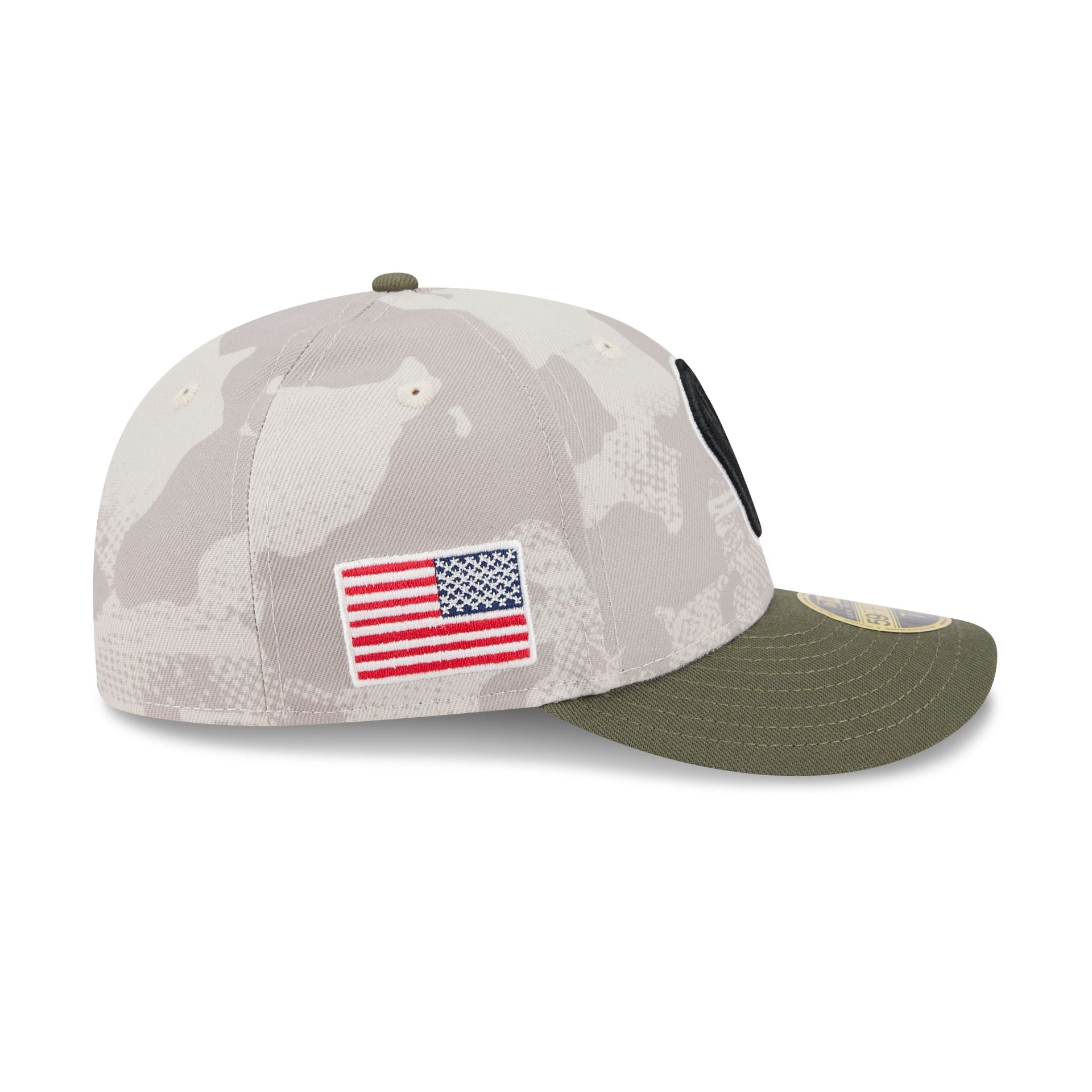 Milwaukee Brewers Armed Forces Day 2025 Low Profile 59FIFTY Fitted Hat