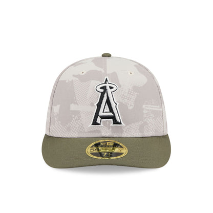 Los Angeles Angels Armed Forces Day 2025 Low Profile 59FIFTY Fitted Hat