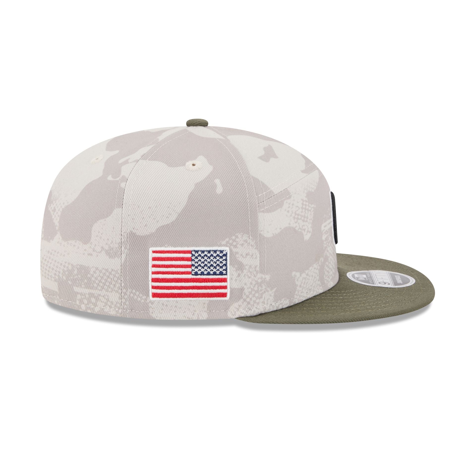 Chicago Cubs Armed Forces Day 2025 Split Panel 9FIFTY Snapback Hat