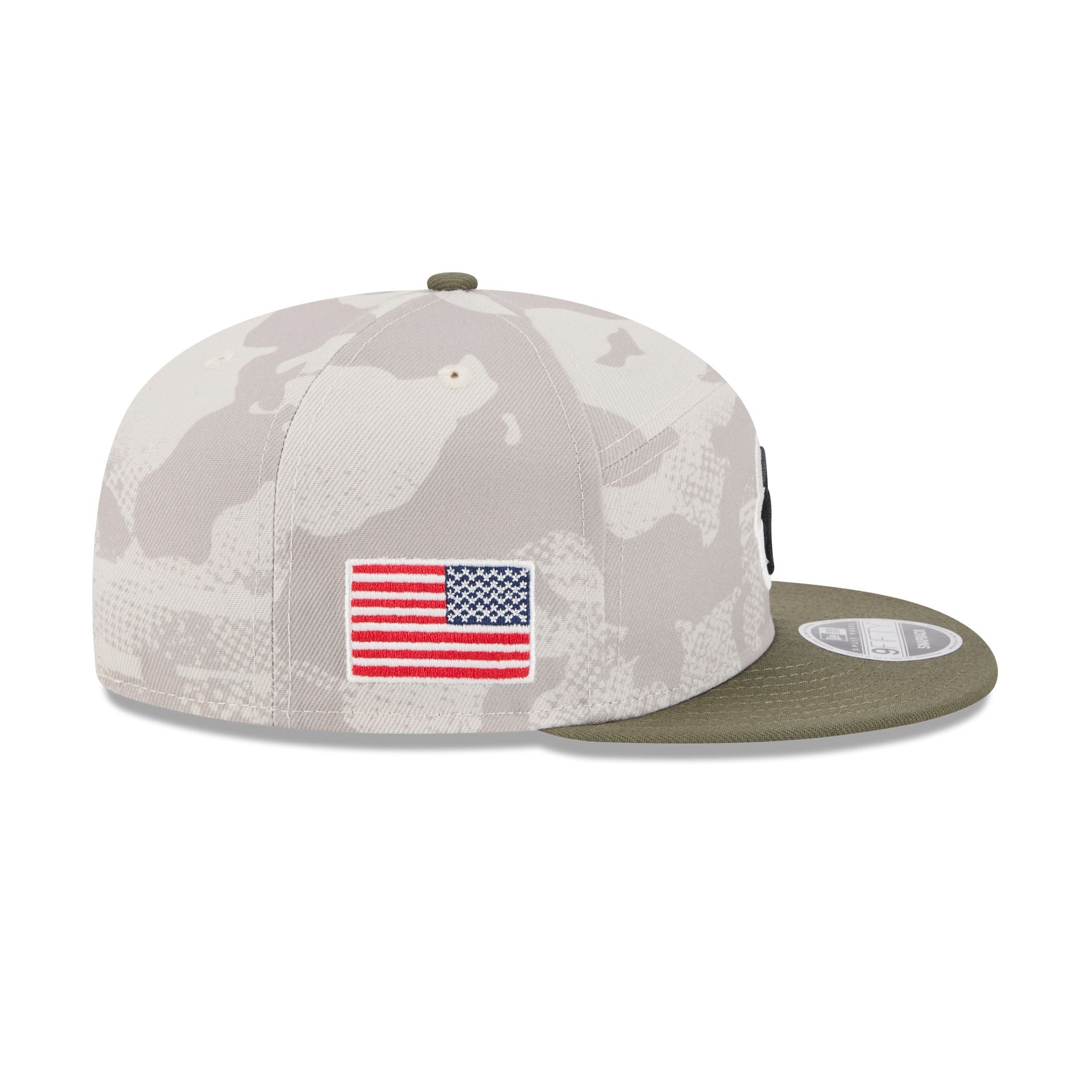 Baltimore Orioles Armed Forces Day 2025 Split Panel 9FIFTY Snapback Hat